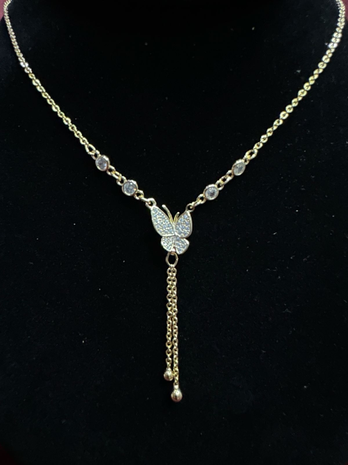 Butterfly Tassel Necklace