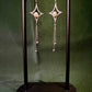 Celestial Star Pearl Drop Earrings