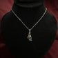 Elegant Hand-Holding Crystal Zircon Necklace