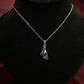 Elegant Hand-Holding Crystal Zircon Necklace