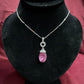 Crystal  Teardrop Pendent  Necklace