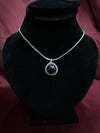 Crystal Halo Pendant  Necklace