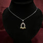 Two Tone Oval Toggle Necklace