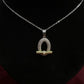 Two Tone Oval Toggle Necklace