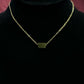 Minimal Square Necklace | Geometric Pendant Necklace for Women