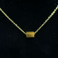 Minimal Square Necklace | Geometric Pendant Necklace for Women