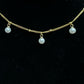Gold-Tone Pearl Drop Necklace | Elegant Pearl Pendant for Women