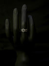 Dainty Infinity Crystal Ring