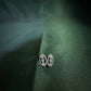 Triple Oval Crystal Drop Earrings