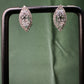 Marquise Flower Crystal Drop Earrings