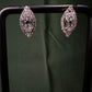 Marquise Flower Crystal Drop Earrings