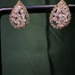 Multi-Stone Crystal Teardrop Earrings