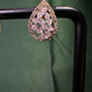 Multi-Stone Crystal Teardrop Earrings