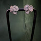 Layered Ornate Crystal Statement Earrings