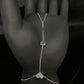 Crystal Zircon Hand Slave Bracelet