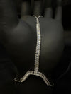 Crystal Baguette Back Body Chain Harness