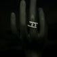 Sapphire Three-Stone Split Band Engagement Ring