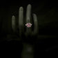 Pink Lavender Oval Solitaire Engagement Ring