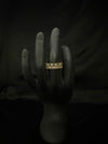 Emerald Green Baguette Band Ring